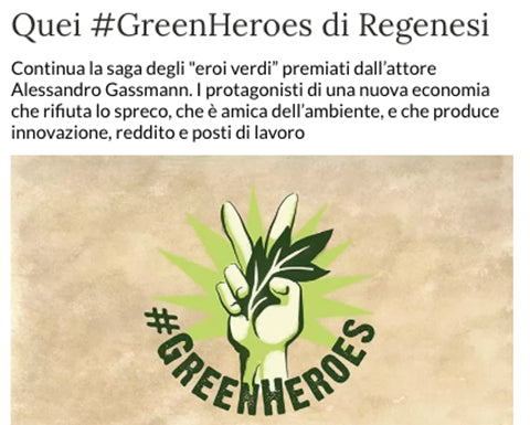 LA STAMPA · DIE #GREENHEROES VON REGENESI