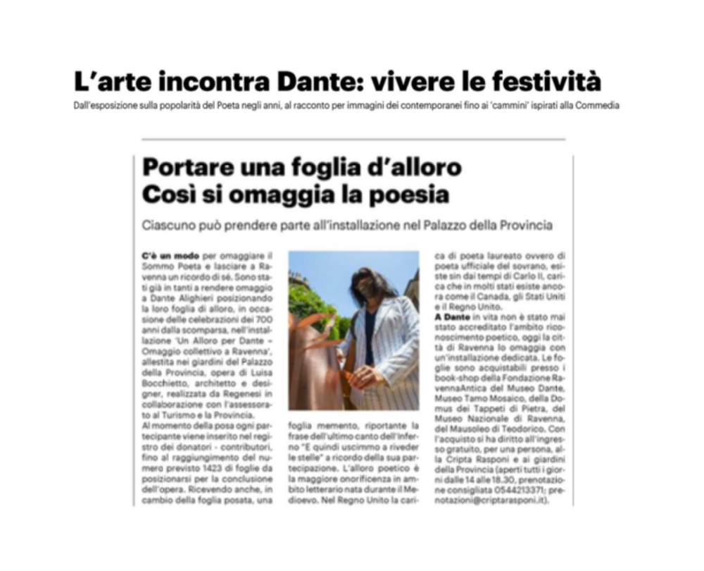 NATIONALE TAGESZEITUNG • KUNST TRIFFT DANTE