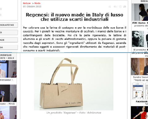 FASHIONMAG · REGENESI, DER NEUE LUXUS MADE IN ITALY, DER INDUSTRIEABFÄLLE VERWENDET