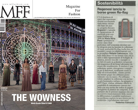 MF FASHION · REGENESI BRINGT GRÜNE RE-FLAG-TASCHEN AUF DEN MARKT