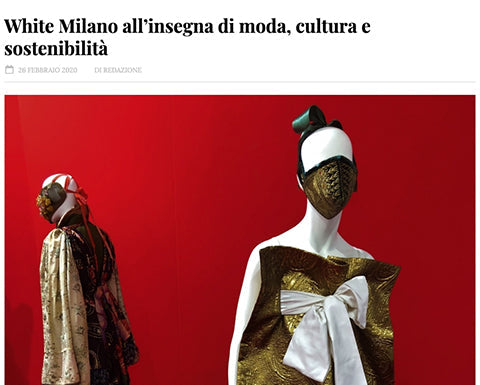 PAMBIANCO NEWS · White Milano im Namen von Mode, Kultur und Nachhaltigkeit