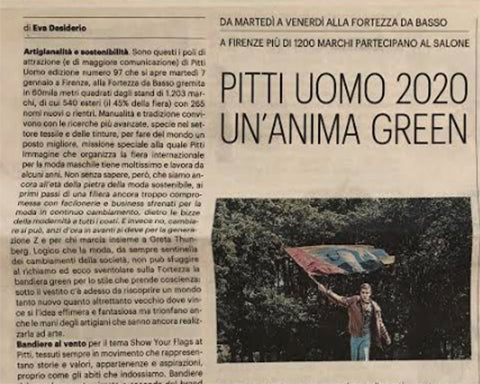 QN · PITTI UOMO 2020 EINE GRÜNE SEELE