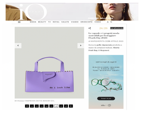 IODONNA.IT - NACHHALTIGE MODEKAPSELN UND PROJEKTE ZUR FEIER DES EARTH DAY 2023