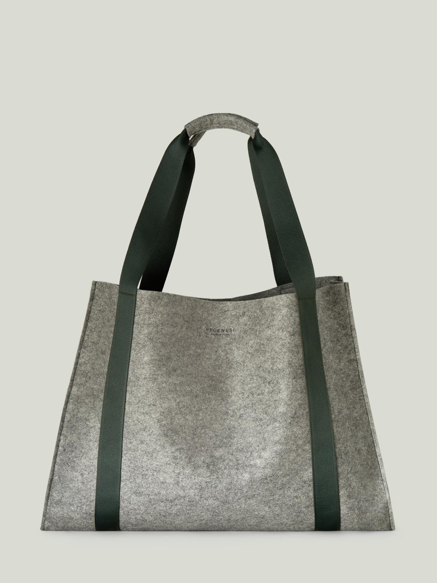 RE-FLAG MAXI SHOPPING BAG GRAU