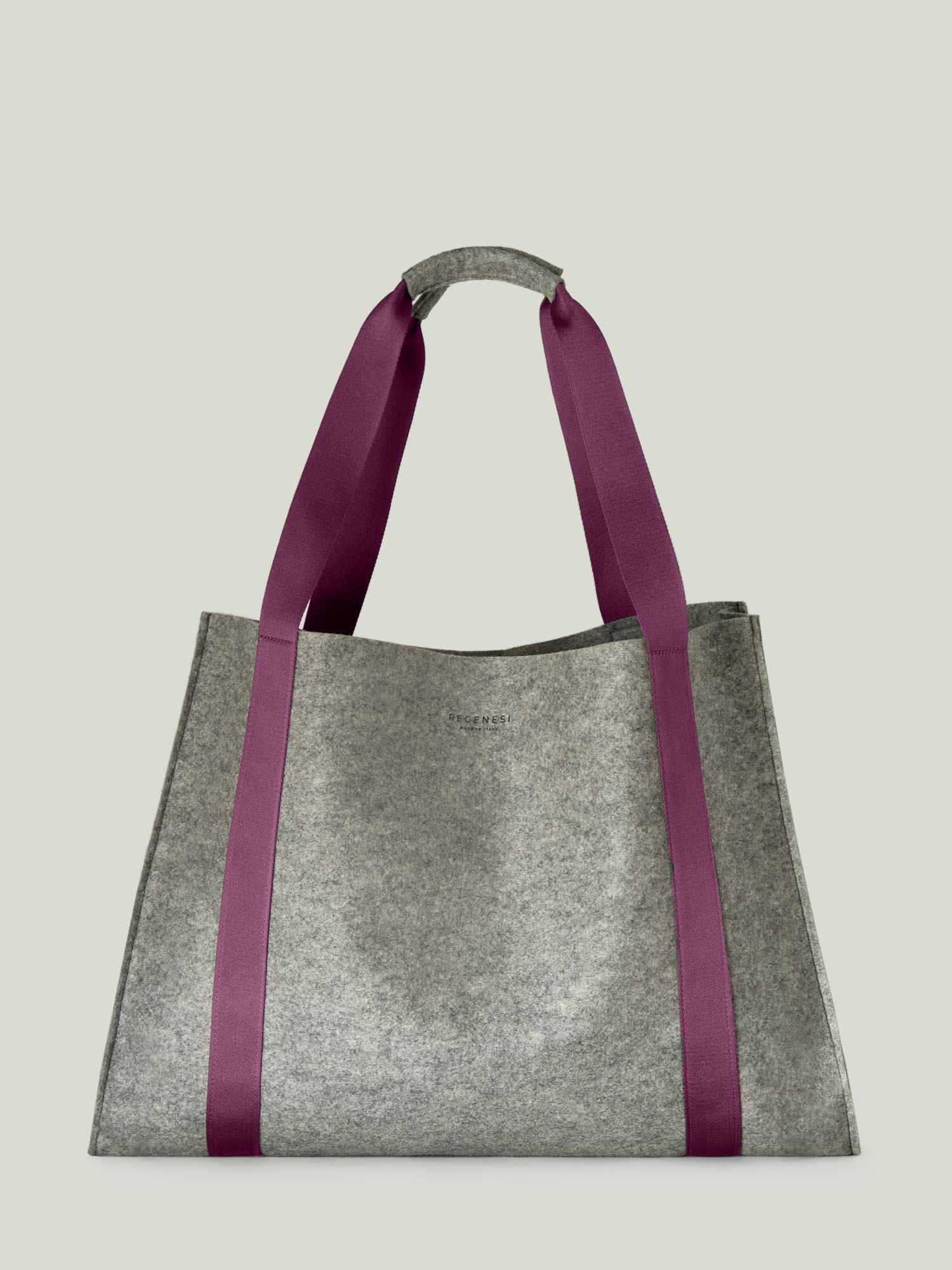 RE-FLAG MAXI SHOPPING BAG GRAU