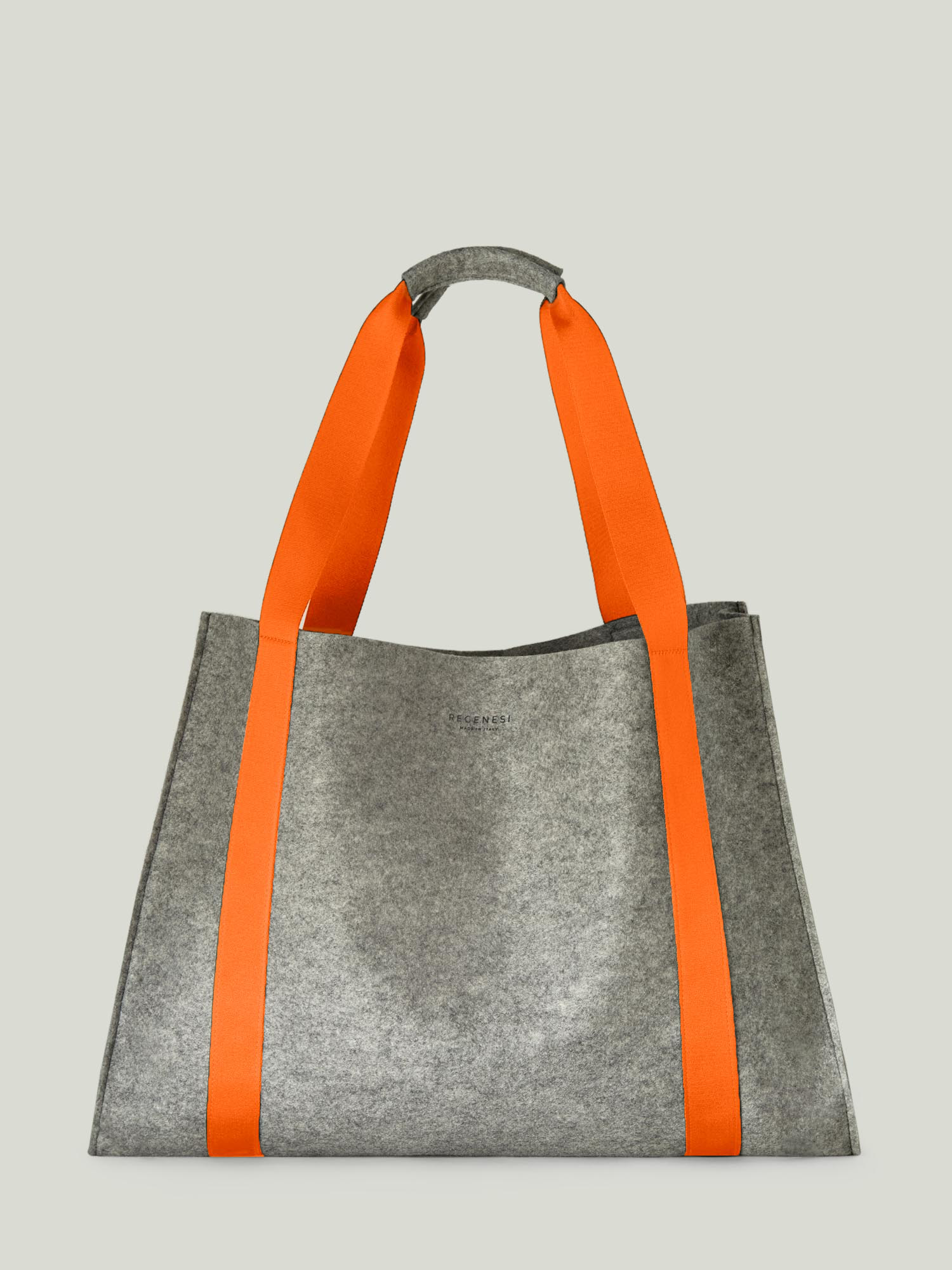 RE-FLAG MAXI SHOPPING BAG GRAU