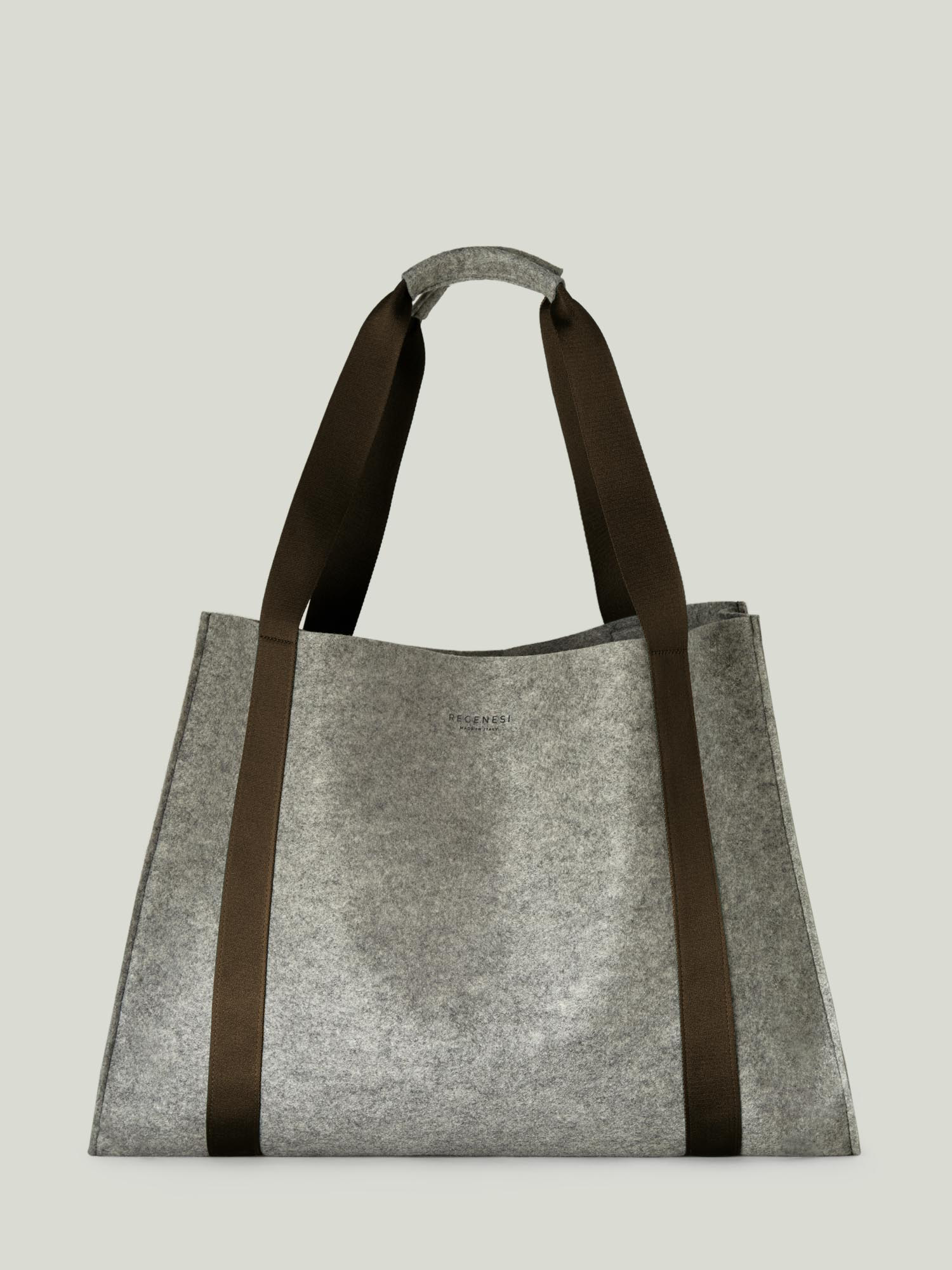 RE-FLAG MAXI SHOPPING BAG GRAU