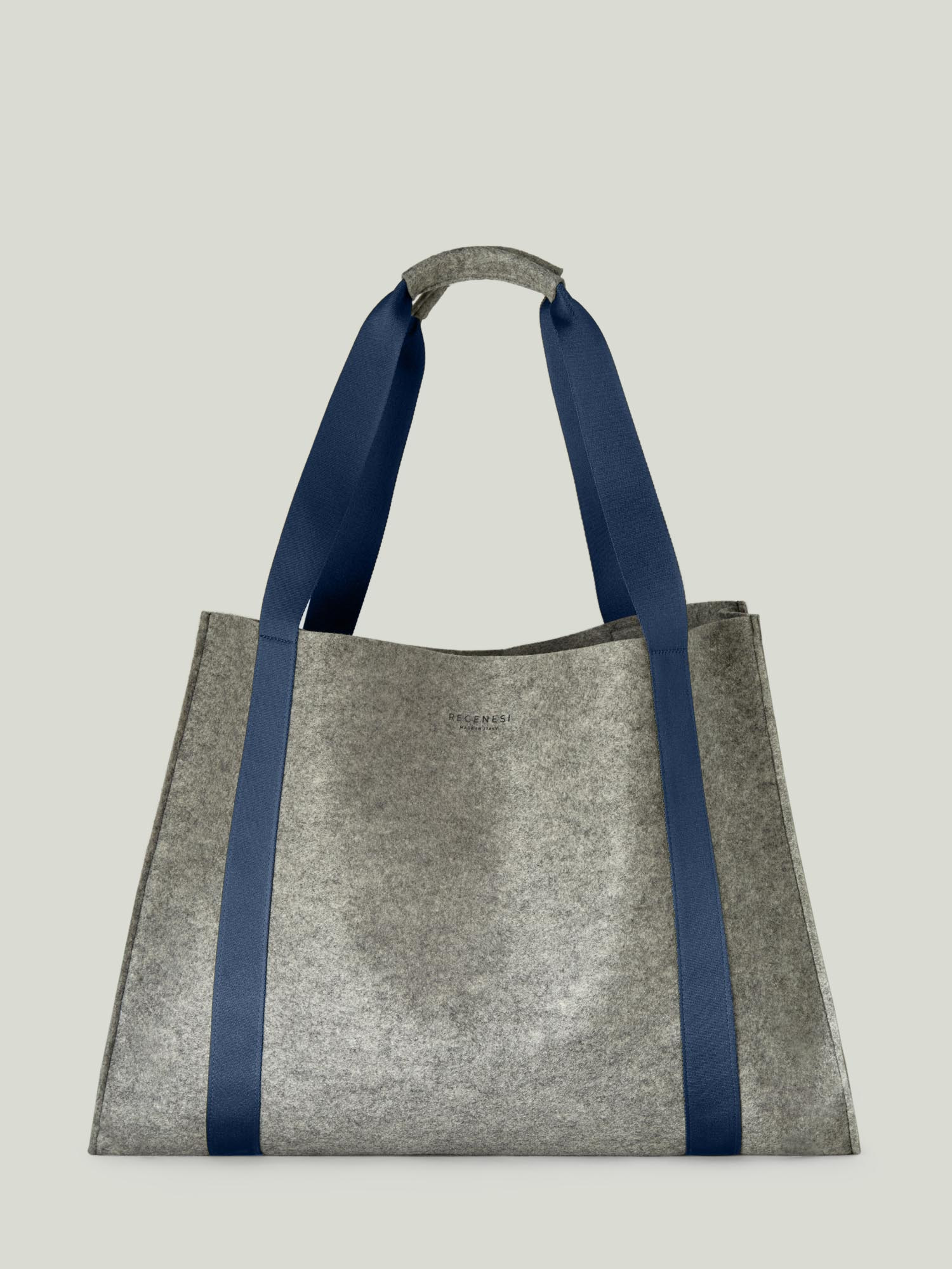 RE-FLAG MAXI SHOPPING BAG GRAU