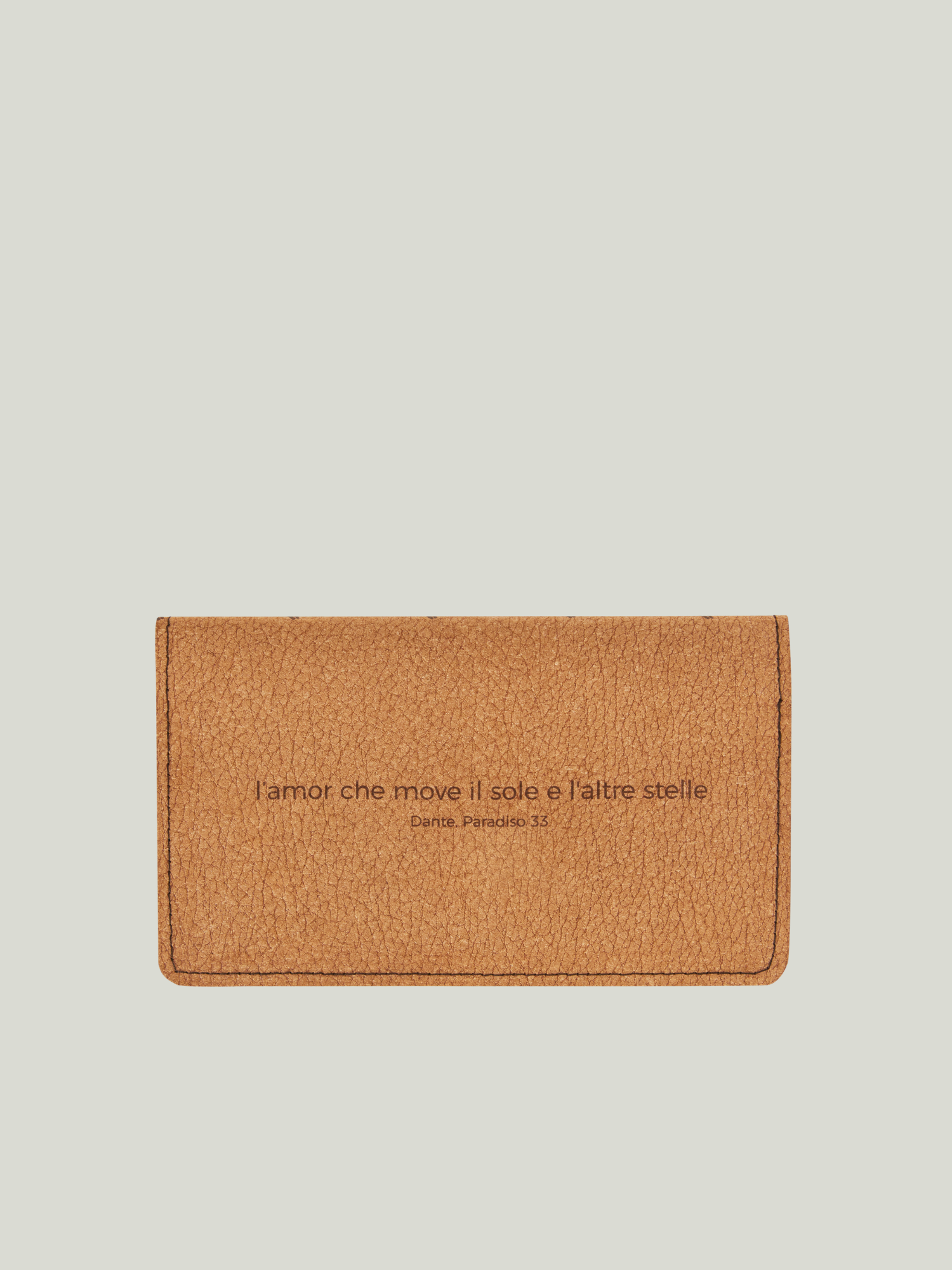 Porta documenti in pelle rigenerato Dante Alighieri Regenesi