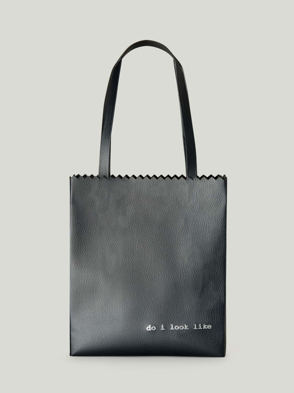 Borsa in pelle rigenerata martellata eco-sostenibile Regenesi