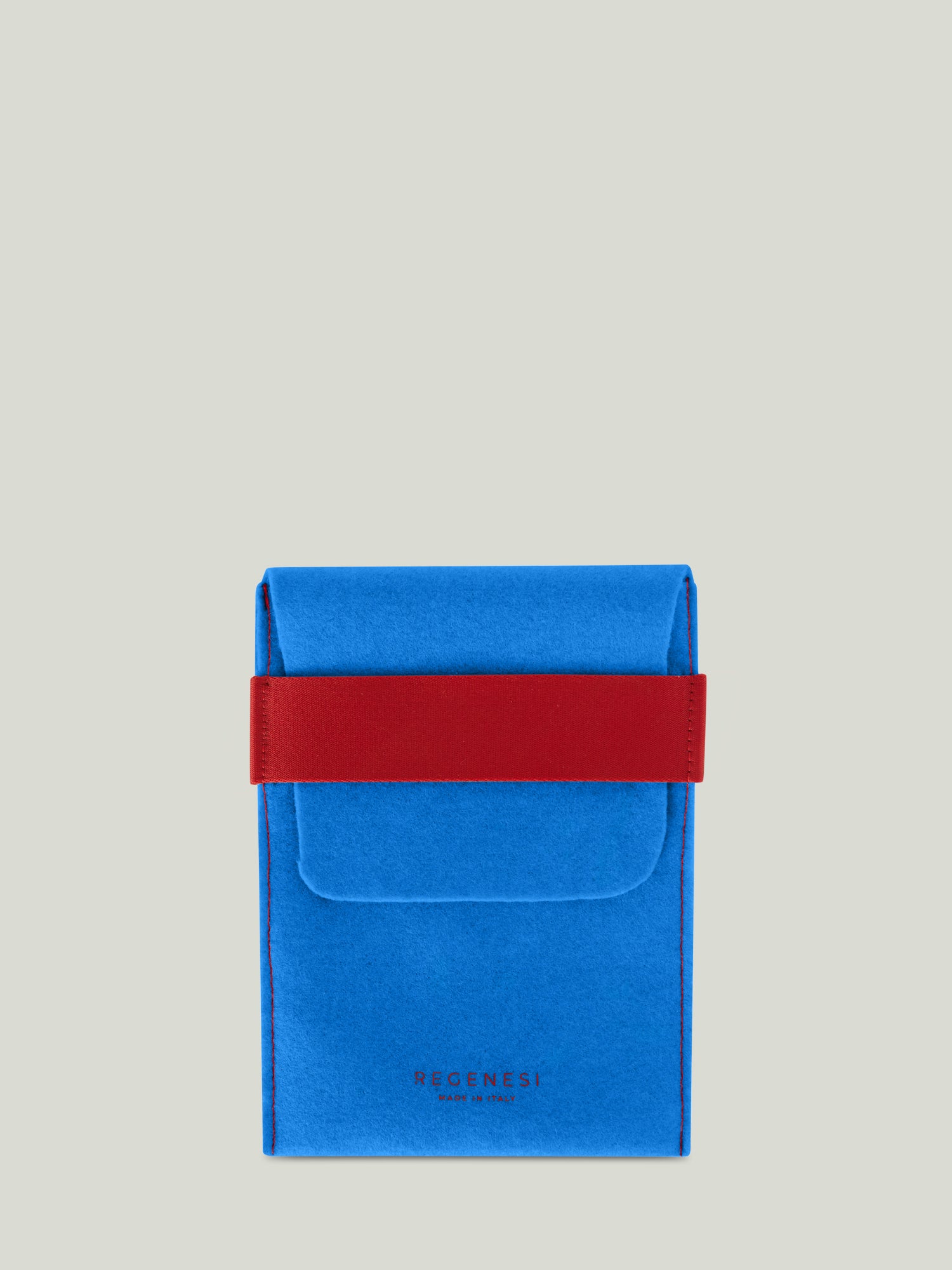 Pochette in tessuto rigenerato Re-flag Regenesi