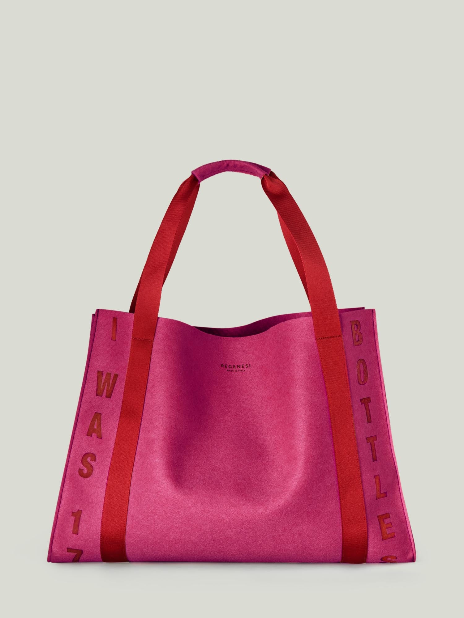 Maxi Shopping Bag in tessuto rigenerato Regenesi