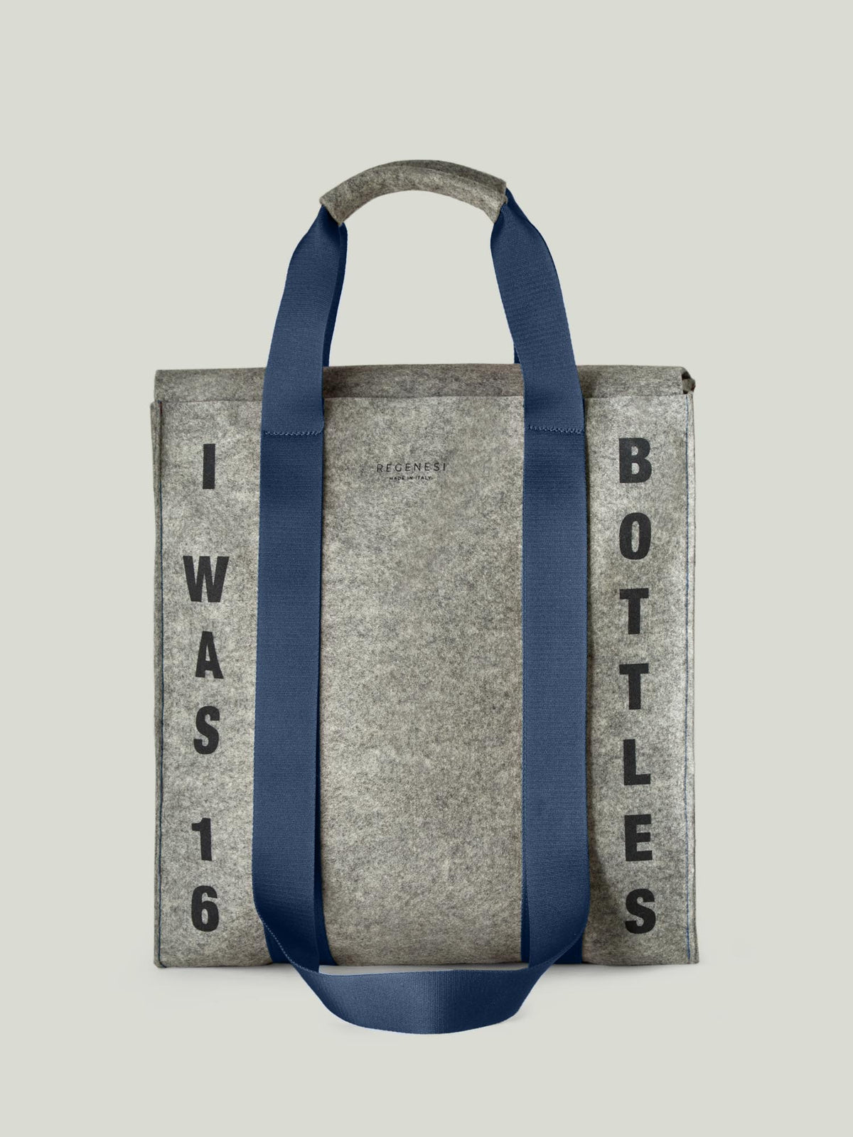 Tote bag in tessuto rigenerato Re-flag Regenesi
