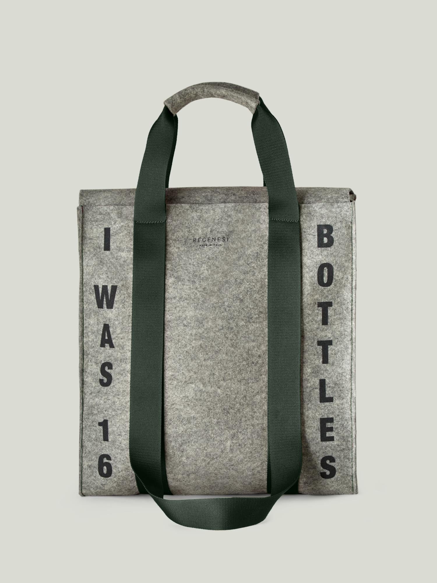 Tote bag in tessuto rigenerato Re-flag Regenesi